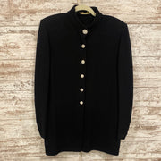 BLACK LONG KNIT JACKET $1398