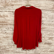 RED LONG SLEEVE TOP