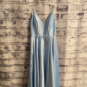 BLUE A LINE GOWN