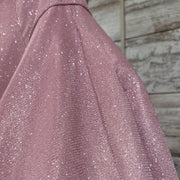 PINK SPARKLY A LINE GOWN