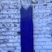 ROYAL BLUE LONG GOWN (NEW)