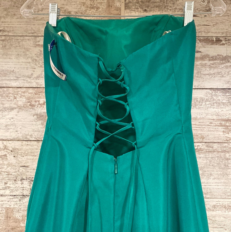 GREEN MERMAID GOWN