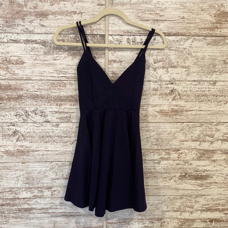 NAVY SHORT DRESS