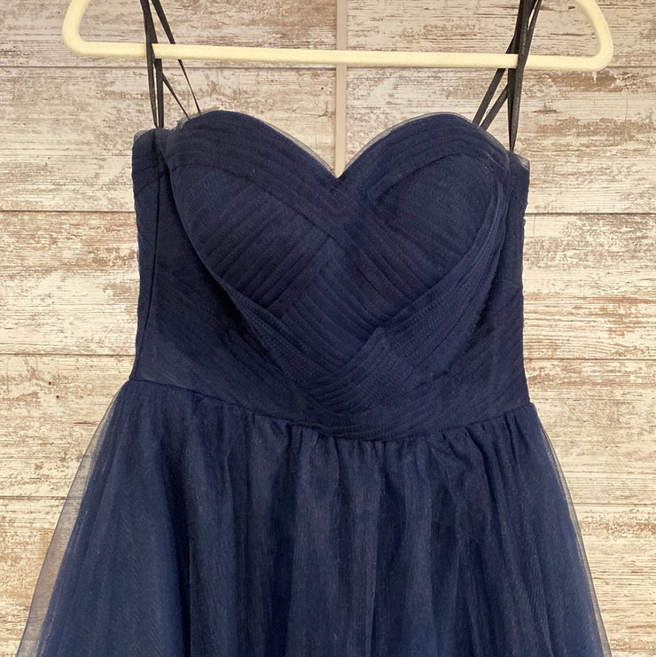 NAVY PRINCESS GOWN