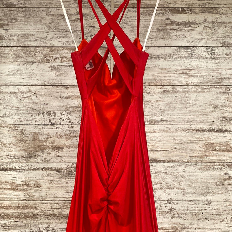 RED MERMAID GOWN