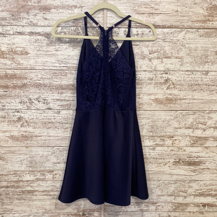 NAVY SHORT DRESS