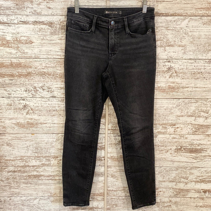 BLACK DENIM STRETCH JEANS