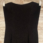 BLACK SPARKLY LONG DRESS