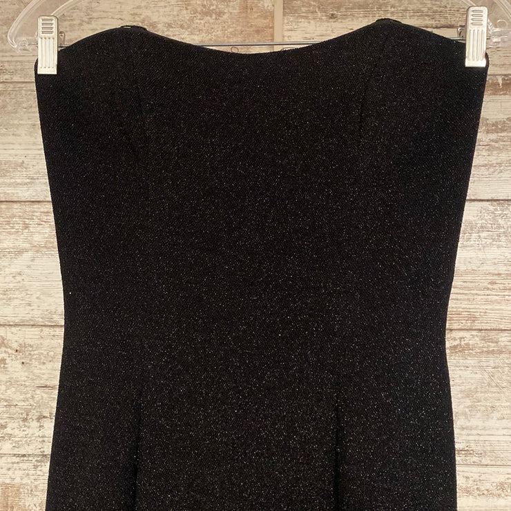 BLACK SPARKLY LONG DRESS