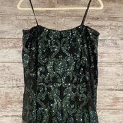 GREEN SEQUIN LONG GOWN (NEW)