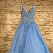 BLUE PRINCESS GOWN (NEW) $950