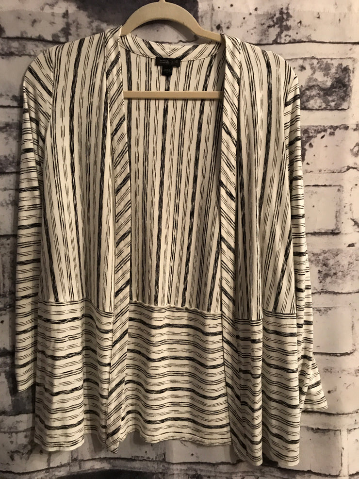 STRIPED OPEN CARDIGAN