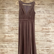 LAVENDER VELVET LONG DRESS NEW