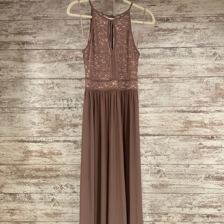 TAN LONG EVENING GOWN