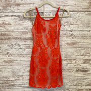 CORAL LACE SHORT DRESS