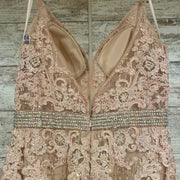 PINK/GOLD SPARKLY MERMAID GOWN