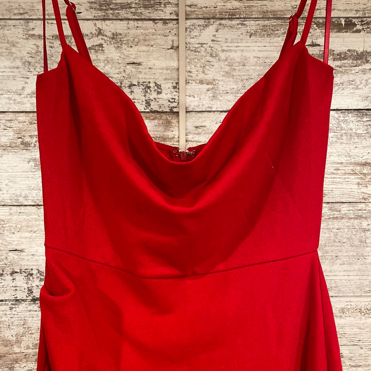 RED LONG EVENING GOWN (NEW)