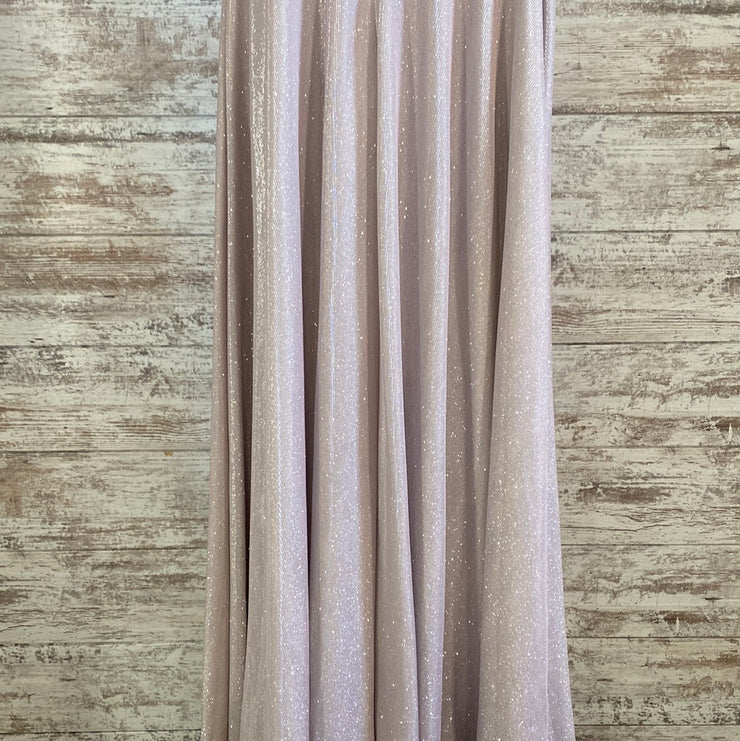 PINK SPARKLY A LINE GOWN