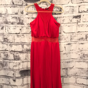 RED LONG EVENING GOWN