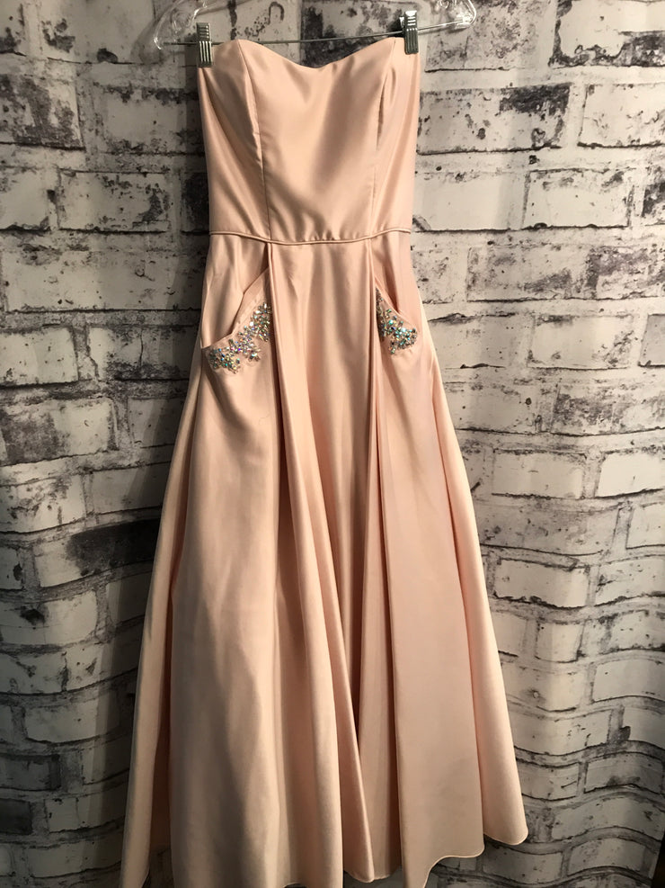 PINK A LINE GOWN (NEW)