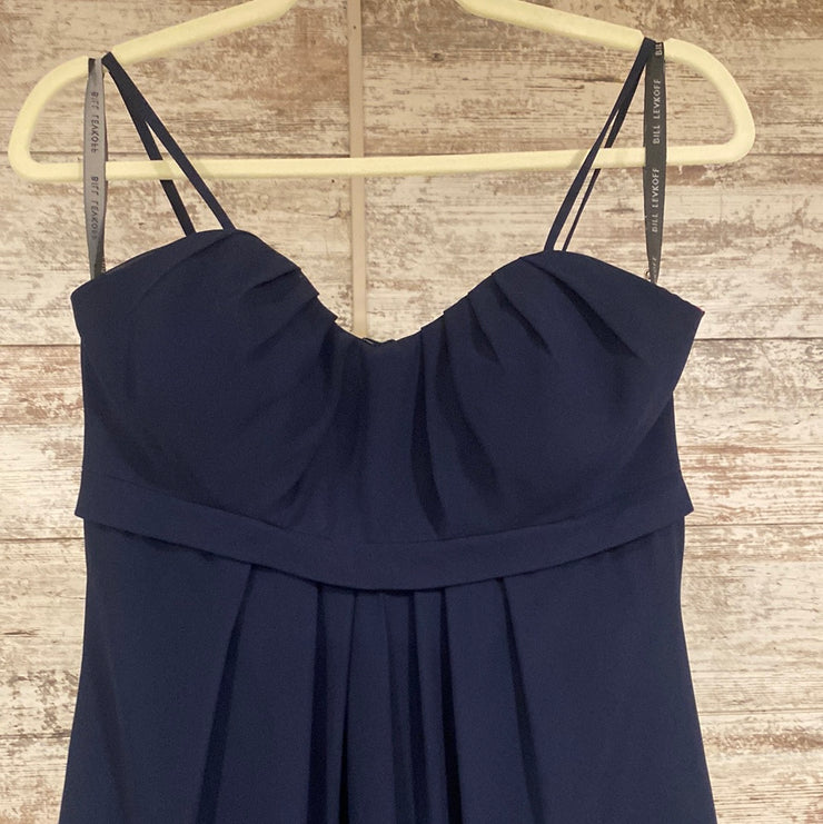 NAVY LONG EVENING GOWN