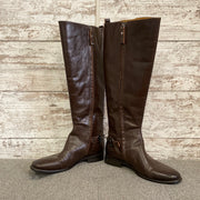 BROWN LEATHER BOOTS $250