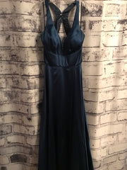 TEAL A LINE GOWN