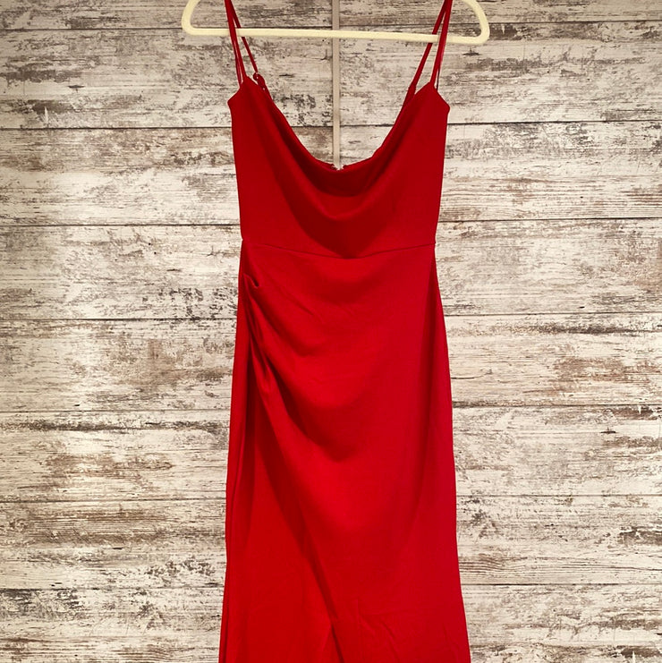 RED LONG EVENING GOWN (NEW)