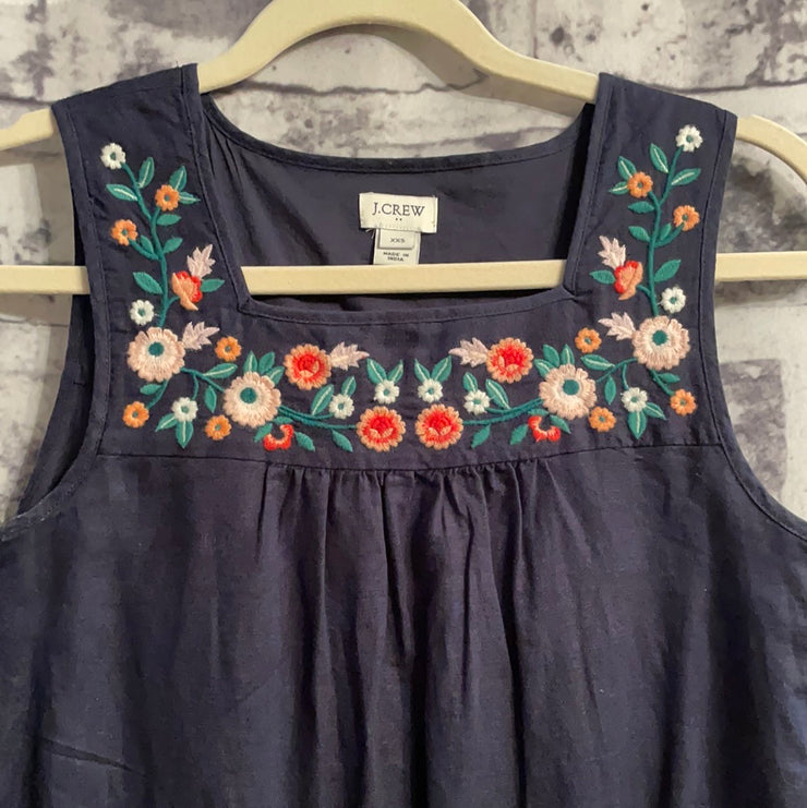 NAVY/FLORAL SHORT DRESS