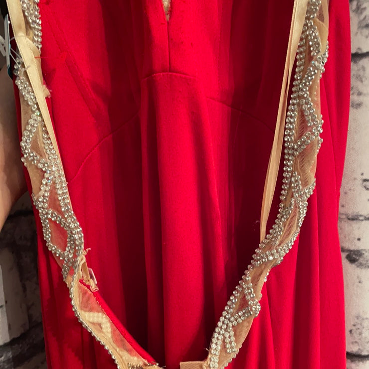 RED LONG EVENING GOWN (NEW)