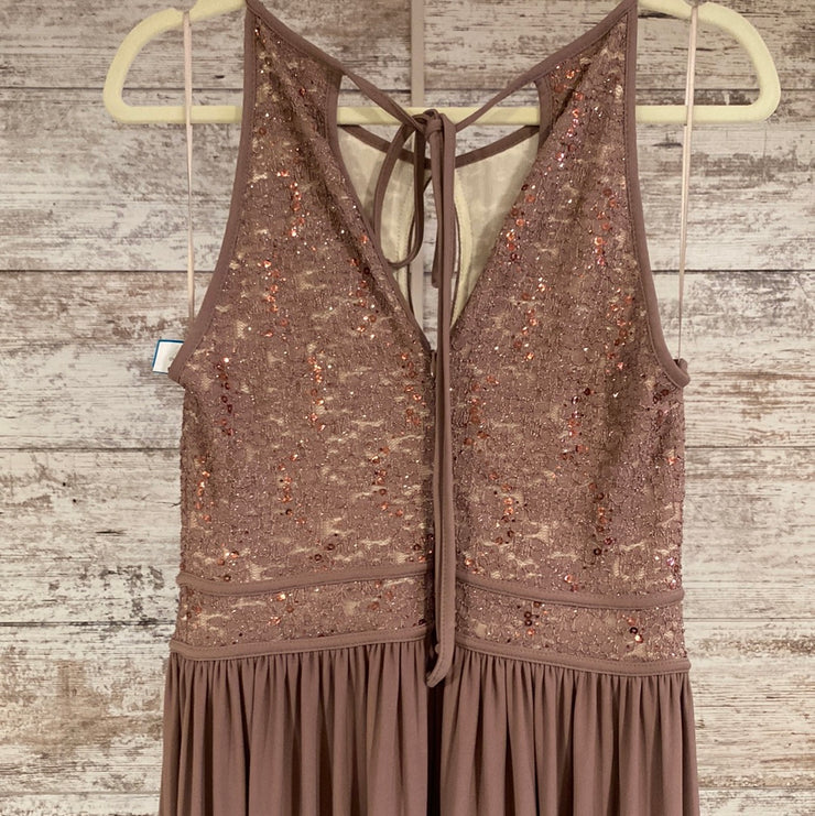 TAN LONG EVENING GOWN