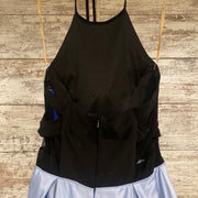 BLUE/BLACK A LINE GOWN