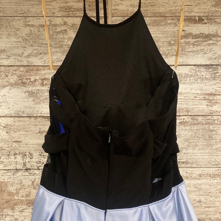 BLUE/BLACK A LINE GOWN