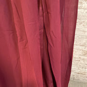 BURGUNDY LONG EVENING GOWN-NEW