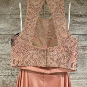 PINK 2 PC. A LINE GOWN SET