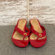 RED SANDALS