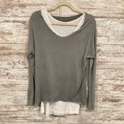 GRAY/WHITE SWEATER 2 PC.