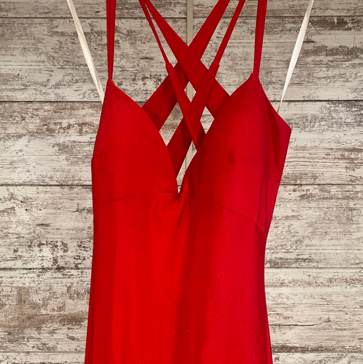 RED MERMAID GOWN