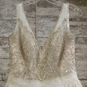 WHITE/NUDE WEDDING GOWN (NEW)