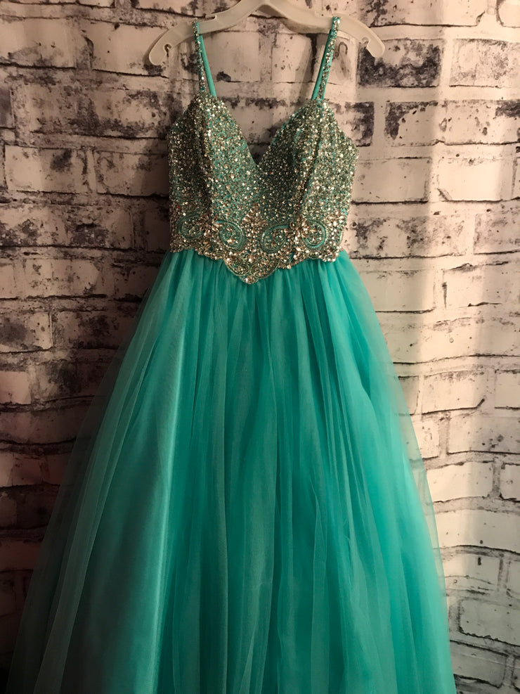 TURQUOISE PRINCESS GOWN