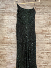 GREEN SPARKLY LONG DRESS (NEW)