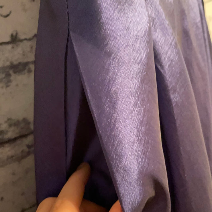 NAVY A LINE GOWN