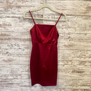 BURGUNDY SHORT DRESS