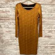 GOLD METALLIC SHORT DRESS