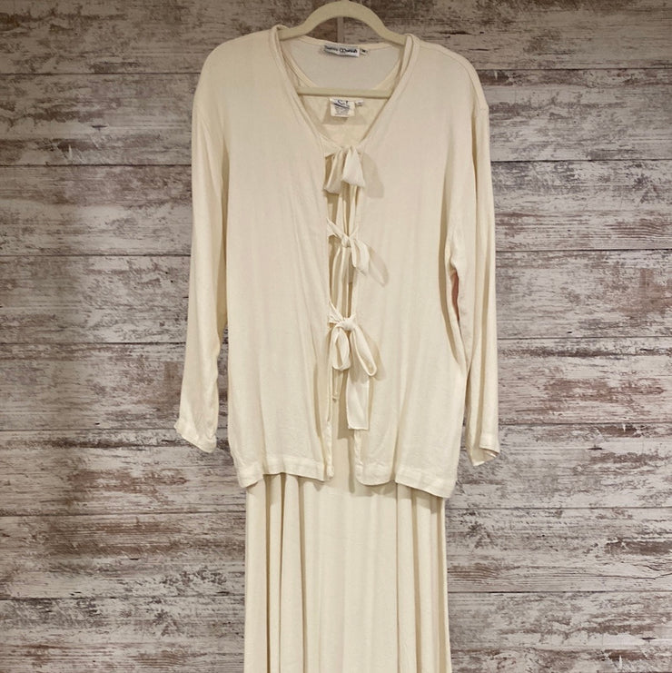 IVORY 100% TENCEL 2 PC. SET