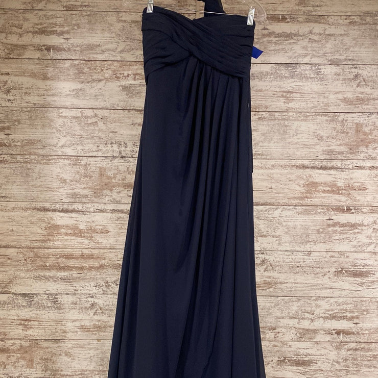 BLUE LONG EVENING GOWN