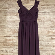 PURPLE LONG EVENING GOWN