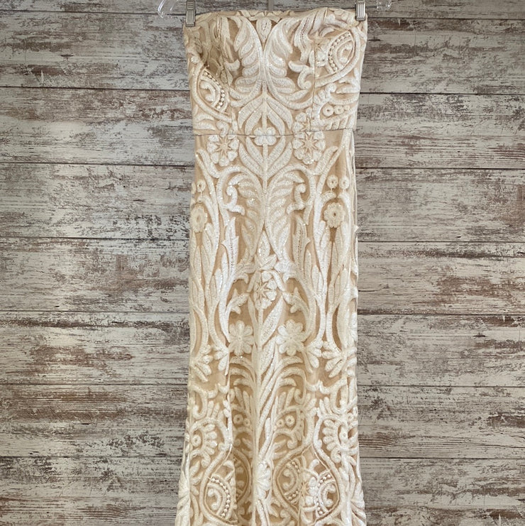 IVORY/NUDE MERMAID GOWN