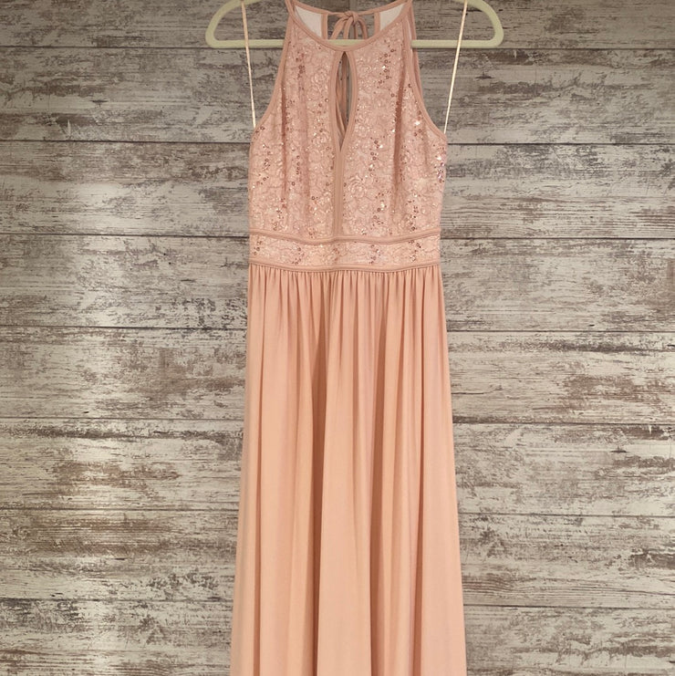 PINK LONG EVENING GOWN