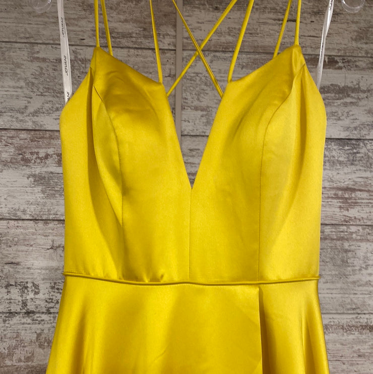 YELLOW A LINE GOWN